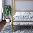 thumbnail image 4 of Modern Canopy Metal Bed, 4 of 8