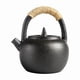 thumbnail image 2 of Tetera japonesa de cerámica, tetera decorativa con asa, para la cocina, para Año Nuevo Negro, 2 of 9