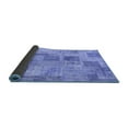 thumbnail image 2 of Ahgly Company Indoor Rectangle Patchwork Blue Transitional Area Rugs, 2' x 5', 2 of 4
