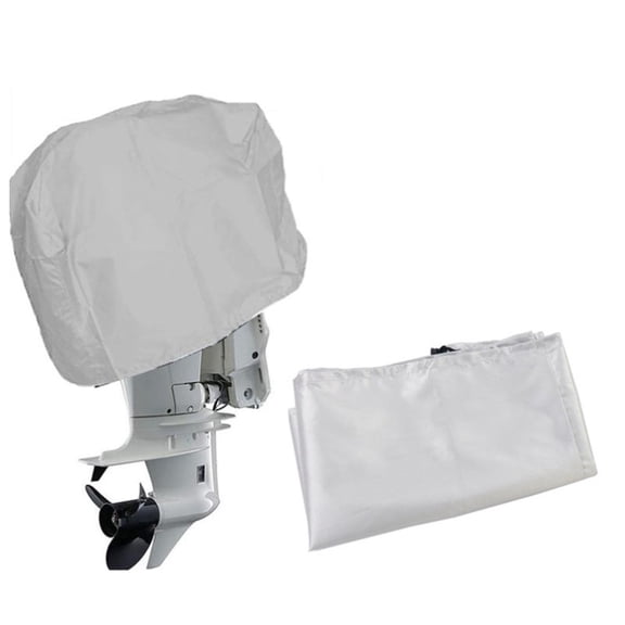 210D 15-250HP Waterproof Yacht Half Outboard Motor Engine Boat Cover Anti UV Dustproof Cover Marine Engine Protector Canvas.