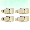 thumbnail image 3 of EeaseCA 4pcs Stainless Steel Spring Clasp Solid Buckles Latches Lock Hasp Household Hardware, 3 of 7