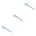 thumbnail image 2 of Riwesomey Calibre Vernier deslizante de 150mm, calibre de regla de plástico, herramienta de medición de apertura de doble escala, experimento de Type4 NO4 Riwesomey CBP048577, 2 of 6