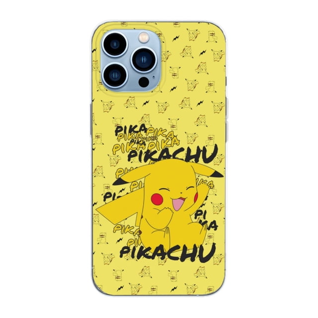 Funny Cartoon Anime Pokemon Pikachu (2) Case For Iphone 13 Pro Max Compatible With Magsafe Charging 10ft Drop Tested Protective Cover For IP13 Pro Max-6.7in