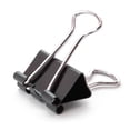 thumbnail image 3 of U Brands Binder Clips, Micro 1/2-Inch Width, 1/5-Inch Paper Holding Capacity, Black and Silver Steel, 100-Count, 3 of 3