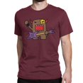 thumbnail image 1 of Camisetas de algodón con diseño de muñeca rockera kawaii para hombre y mujer, camisetas de moda con cuello redondo, camisetas Domo Kun de manga corta con estampado gráfico., 1 of 7
