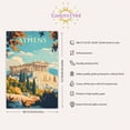 thumbnail image 3 of Eastern Print Athens Poster, Travel Poster, City Prints Wall Decor, Travel Wall Art Decor, Colorfull Travel Poster Decor For Bedroom, Living room, Home Office, UNFRAMED 12x18, 3 of 4