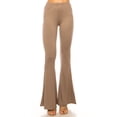 thumbnail image 4 of Women's Plus Size High Waisted Palazzo Pants Soft Stretch Print and Solid Flare Leggings, 4 of 4