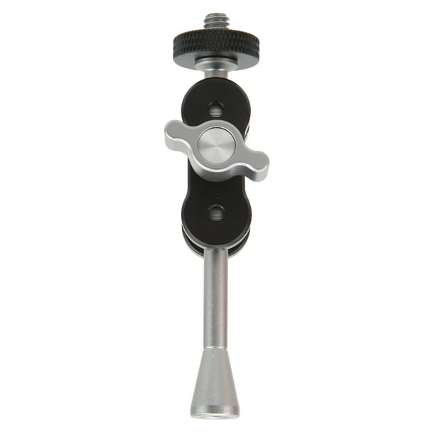 Barra de montaje de extensión de cámara Soporte de extensión de cámara de aleación de aluminio universal para luz de relleno Micrófono en vivo TM-4 93 mm
