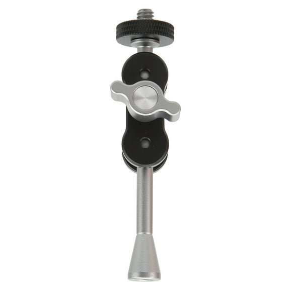 Barra de montaje de extensión de cámara Soporte de extensión de cámara de aleación de aluminio universal para luz de relleno Micrófono en vivo TM-4 93 mm