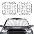 thumbnail image 2 of Haiem Hand Drawn Turtle Car Windshield Sun Shade (2 Pieces) Foldable Windshield Sun Shade Car Accessories for Truck SUV Pickup-Medium, 2 of 7