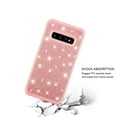thumbnail image 7 of Mignova Case for Galaxy S10 Plus Case Protective Glitter Case for Women Girls Cute 3 in 1 Heavy Duty Hard Shell Shockproof TPU Case for Galaxy S10 Plus 6.4 inch(Pink), 7 of 7
