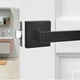 thumbnail image 1 of Cerradura de la manija de la puerta, Cerradura de la palanca de la puerta giratoria suave a prueba de óxido Durable Universal para el dormitorio, 1 of 7