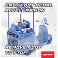 thumbnail image 3 of Huffy 6V Disney Frozen Ice Cream Kart Ride-on, Ages 3-7, Kids, Purple, 3 of 28