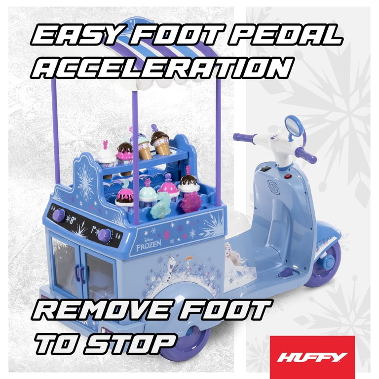 Huffy Disney Frozen Ice Cream Kart 6V Ride-On, Purple photo 3