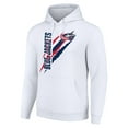 thumbnail image 2 of Men's Starter  White Columbus Blue Jackets Color Scratch Fleece Pullover Hoodie, 2 of 3