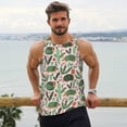 thumbnail image 6 of Logiee Armadillo Print Men's Workout Tank Top,Quick Dry Workout Tank Top,Gym Muscle Tee,Fitness Bodybuilding Sleeveless T Shirt-X-Large, 6 of 7