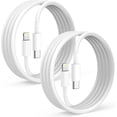 thumbnail image 1 of Paquete de 2 para Apple iPhone 13 12 Cable de carga rápida 6ftUSB tipo C a cable Lightning para Apple iPhone 13, iPhone 12 JFHHH pequeña, 1 of 5
