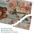 thumbnail image 3 of 1000 PCS Charm Butterfly & Flowers Wooden puzzles for adults 1000 pieces,Unique and Beautiful Design,Stress relieving pleasure,Enchanting Butterfly & Flower Puzzle 1000 Piece,High difficulty puzzle, 3 of 6