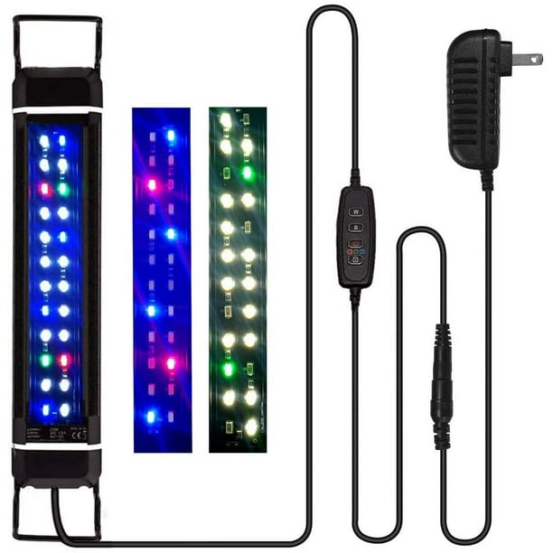Zeiger Full Spectrum Tank Light 42 52 Inch Led Aquarium Lighting Dimming Timing Control Hood Lamp For Freshwater Marine Plant Decorations 50 65 75 Gallon Com Led Aquarium Lighting Dimming Timing, Small Aquarium Light Fixtures