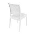 thumbnail image 2 of Luxury Commercial Living 34" White Patio Wickerlook Stackable Dining Chair, 2 of 9