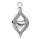 thumbnail image 1 of 1 pieza colgante de colgante de recuerdo colgante impermeable en forma de ojo de corazón adecuado Yuyangstore  Colgante de cremación, 1 of 8