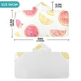 thumbnail image 4 of Yayeee Kids Hooded Towels Toddler Soft Absorbent Beach Bathing Wrap 50" x 23.5", White Grapefruit Slices, 4 of 5