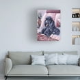 thumbnail image 2 of Trademark Fine Art 'Black Poodle' Canvas Art by Jenny Newland, 2 of 4