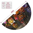 thumbnail image 2 of Lsque Five Nights At Freddy'S Print Christmas Tree Skirt, Tree Skirt with Ties or Velcro, Perfect for Holiday Decorations, Halloween, and New Year-30", 2 of 7