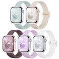 thumbnail image 1 of Pulseras de reloj Osochic, delgadas, trenzadas, de nailon elástico, paquete de 5 unidades, 40-49 mm, 1 of 7