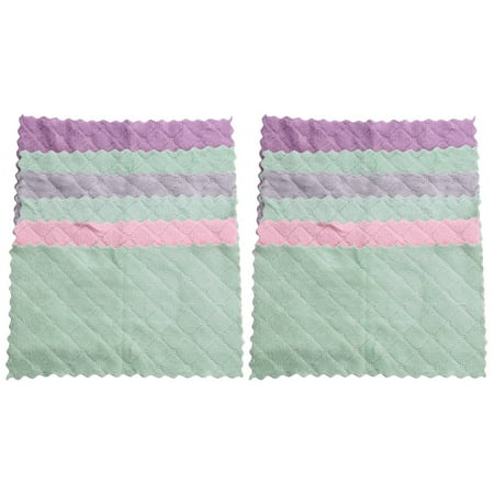 

24 Pack Kitchen Towels and Dishcloths Set Microfiber Cleaning Cloth