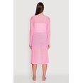 thumbnail image 4 of Womens Gauze Knit Long Sleeve Duster, 4 of 4