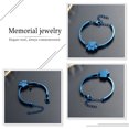 thumbnail image 3 of Men Women Paw Adjustable Stainless Steels Bangle Cremation Jewelry for Ashes Funeral Urn Bracelet for Ashes Holder, 3 of 4