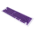 thumbnail image 2 of Two Colors Injection Keyboard Keycaps, OPQ Opaque Keycaps Two Colors Injection  For 78/82/84/87 Keys Keyboard For 61/64/68/71 Keys Keyboard Purple White Letters, 2 of 8
