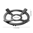 thumbnail image 3 of Merryso Heavy-Duty Cast Iron Gas Stove Wind Guard, 8.5in Flame Concentrator, Energy Saving Non-Slip Universal Fit Burner Shield for Home Kitchen Gas Ranges, 3 of 6