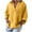 B-Yellow, variant on GERsome Womens Cotton Linen V-Neck Shirts Long Sleeve Fall Summer Causal Solid Color Blouses Tops