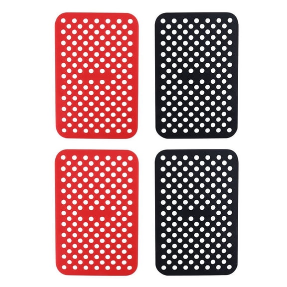 Reusable Silicone Air Fryer Liners for Foodi Dual Air Fryer DZ201, Non-Stick Air Fryer Accessories Parchment Paper