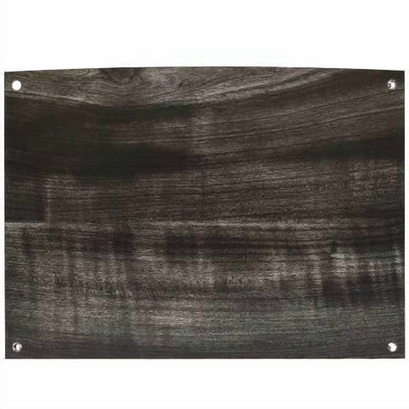 Boat Blank Panel | 8 x 5 7/8 Inch Gray Faux Woodgrain Plastic