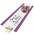 thumbnail image 2 of 4th of July Washable Area Rug 2 x 6 ft God Bless USA, Soft Non Slip Rugs Stain Repellent Indoor Felt Carpet for Living Dining Room Bedroom Home Office, 2 of 9