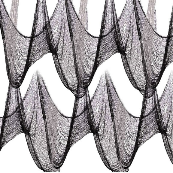 76cmx183cm Halloween Creepy Cloth - Halloween Decorations Clearance - Black Creepy Spooky Halloween Decorations Outdoor Indoor