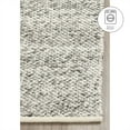 thumbnail image 4 of FH Home Machine Washable Area Rug - Hand Woven, Stain Resistant, Pet Friendly - Premium Recycled Polyester Yarn - Solid - Bedroom, Living/Dining Room - Biltmore - Natural - 6 x 9 ft, 4 of 8