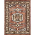 thumbnail image 1 of Unique Loom Utopia Geometric Vintage Rug 9' x 12' Rectangle Peach/Burgundy, 1 of 2