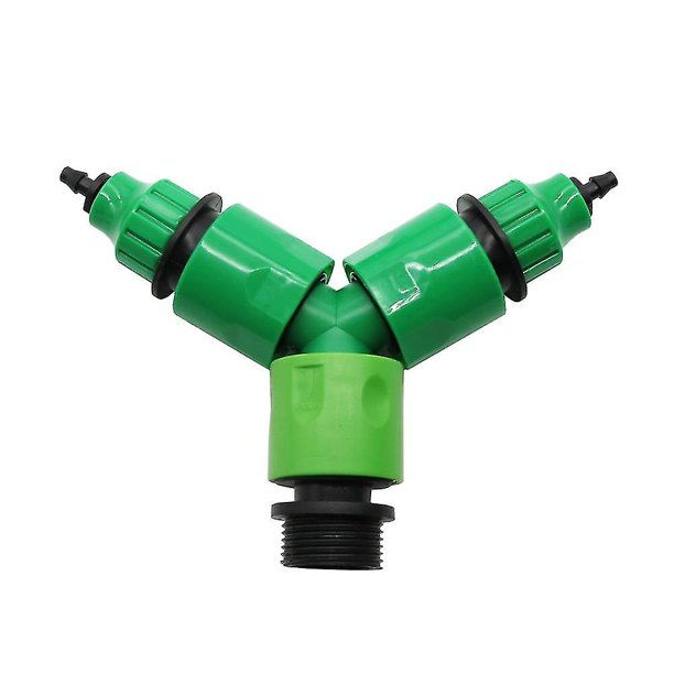 1 Set Irrigation 3 Way Hose Splitter Y Type Quick Connector Agriculture Tools Greenhouse Drip