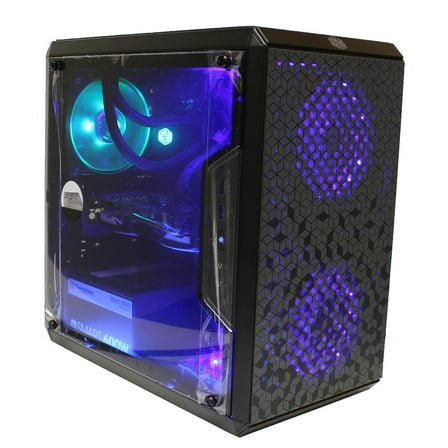 Custom PRC PrismCore Special Edition Gaming Desktop PC AMD Ryzen 5 3600 3.60GHz 6-Core 16GB DDR4 RAM AMD Radeon RX 6600 8GB GDDR6 1TB NVMe SSD Wi-Fi 6 BT 5.3 W11 Home