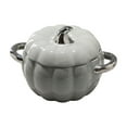 thumbnail image 2 of Ceramic Pumpkin Soup Bowl With Lid 1800ML Large Capacity Double Handle Bowl For Noodles Soup Or Home Dining, 2 of 6