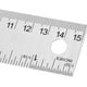 thumbnail image 5 of Regla de acero inoxidable con respaldo de corcho, regla de metal con marcas en pulgadas y centímetros, regla de acero inoxidable para la oficina escolar, 15 cm/6 pulgadas, 5 of 8