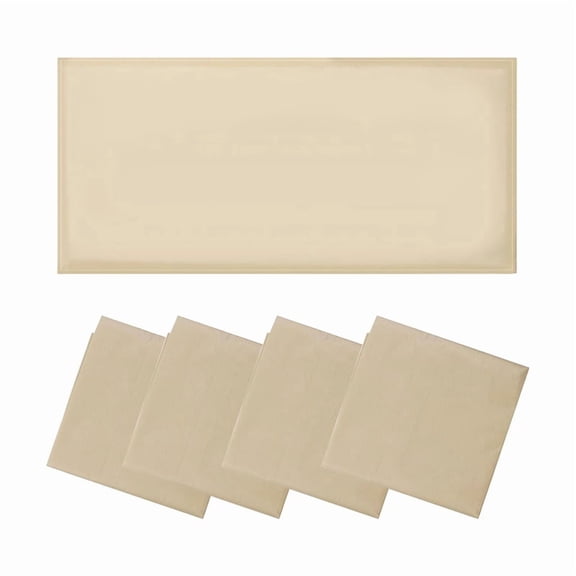 4 Pcs * Fluorescent Light Covers-Khaki