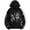 Black, variant on Women's Hoodies Sweatshirts Casual Print Long Sleeve Hooded Sweatshirt with Zip Up Thermal Hoodie for Everyday Wear White S