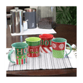 thumbnail image 5 of Gibson Home Holiday Wrap 4 Piece 15 oz. Assorted Funky Mug Set, 5 of 5