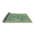 thumbnail image 2 of Ahgly Company Indoor Rectangle Abstract Light Blue Modern Area Rugs, 2' x 5', 2 of 4