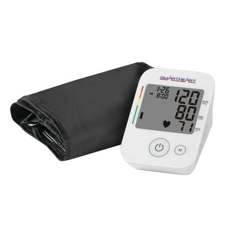 SmartHeart Automatic Arm Digital Blood Pressure Monitor w/ Wide-Range Cuff